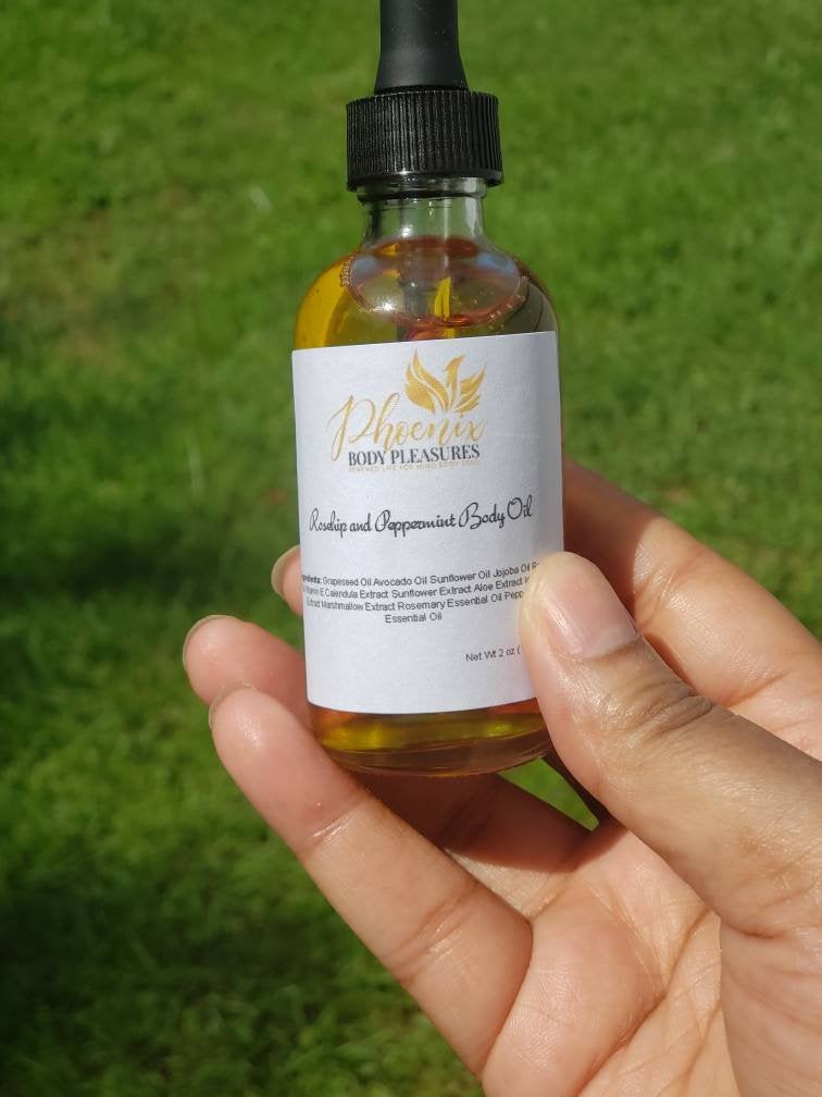 Rosehip and Peppermint Body Oil