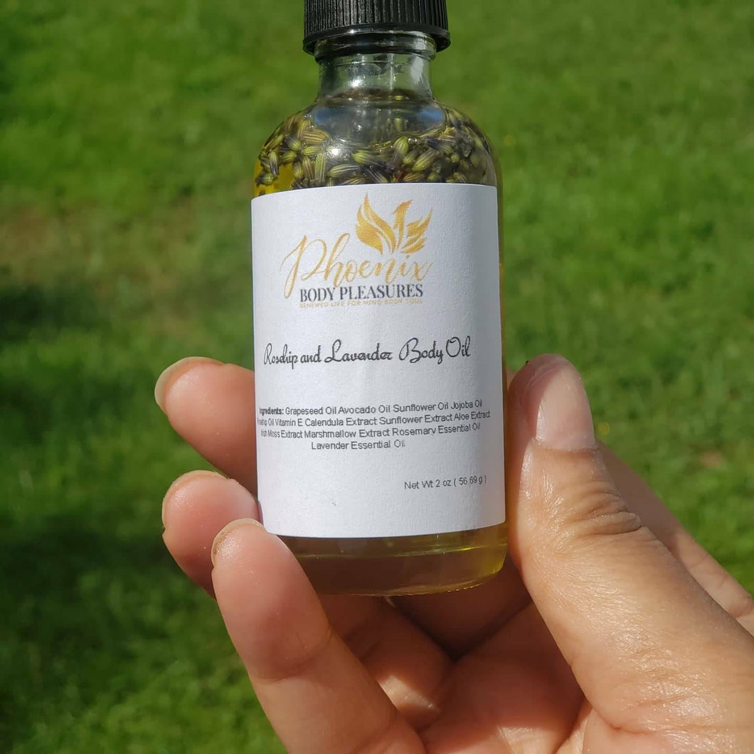 Rosehip and Lavender Body Oil