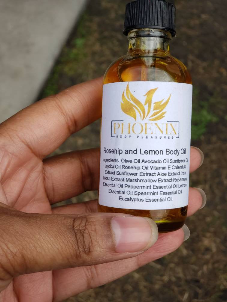 Rosehip and Lemon Body Oil